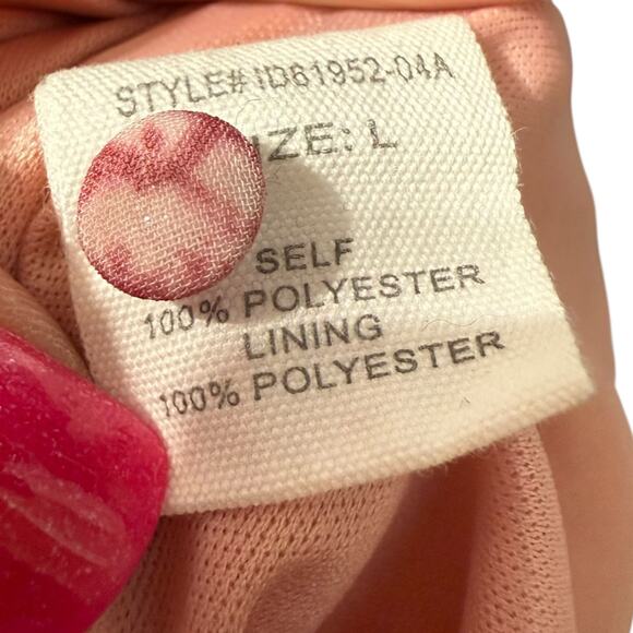 Altar'd State Maya Snakeskin Pink Mauve and Gold long bell sleeve dress Large - Picture 10 of 10